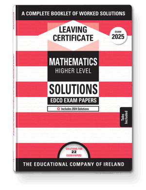 edco leaving certificate mathematics higher level solutions booklet