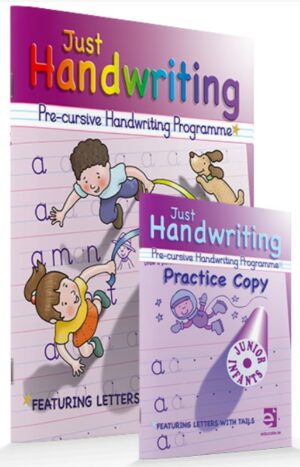 just handwriting *pre cursive – junior infants (incl free practice copy)