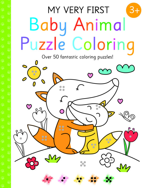 my very first baby animal colouring