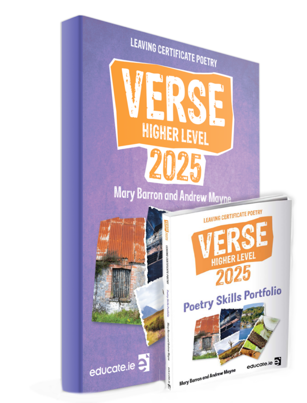 verse 2025 higher level poetry – textbook & portfolio