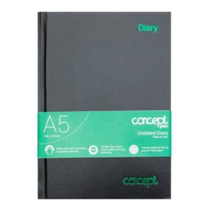 A5 Page A Day Undated Diary