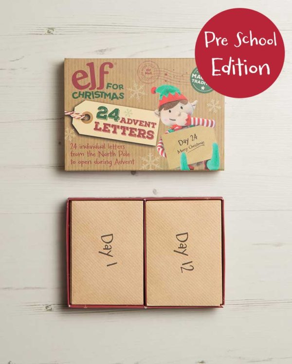 Elf for Christmas 24 Advent Letters (Preschool Edition)