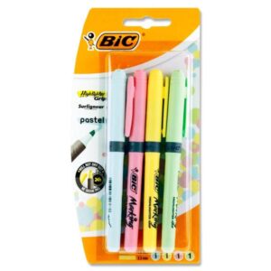 Card 4 Pastel Highlighter Grip