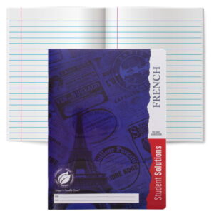 Student Solutions A4 120pg Durable Cover Manuscript Book - French