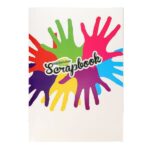 a3 60pg scrapbook asst colour pages
