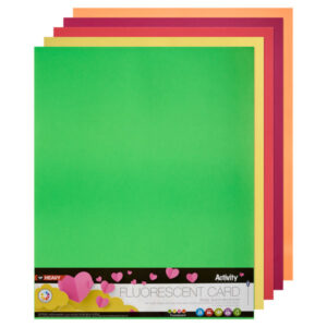 A2 180gsm Fluorescent Card - Asst