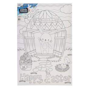 Colour In Easter Canvas 50Cmx40cm