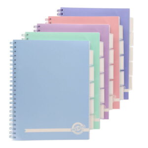 Premto Pastel A4 250pg PP 5 Subject Project Book