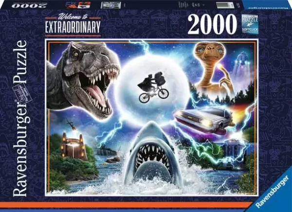 Jigsaw Puzzle Universal Classic Movie Montage - 2000 Pieces Puzzle
