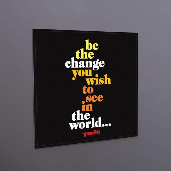 Quotable Magnets - Be The Change