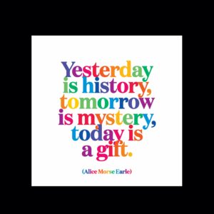 Yesterday Is History' Card