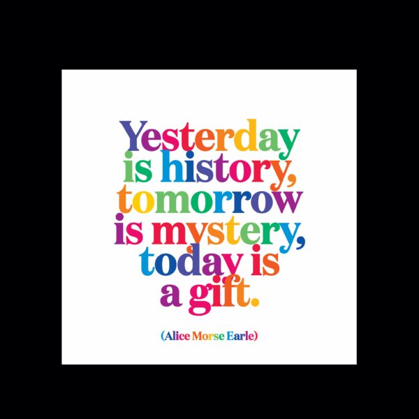 Yesterday Is History' Card