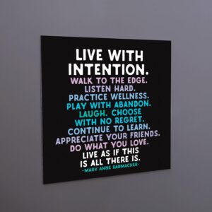 Quotable Magnets - Live With Intention