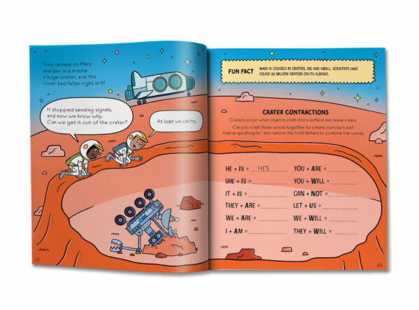 amazing word activities 2 follow the stars! what happened on mars?
