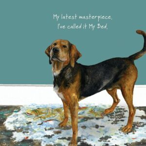 Jura Hound Dog Greeting Card – Masterpiece