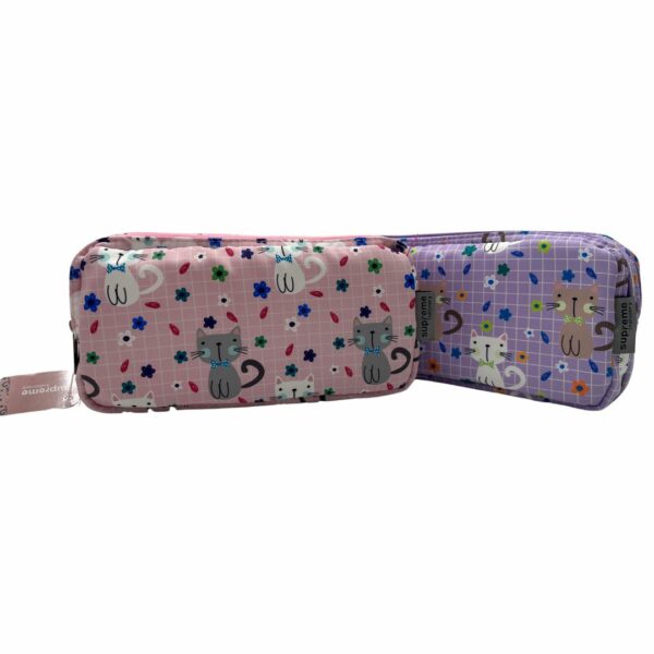 Double Pencil Case - Cats