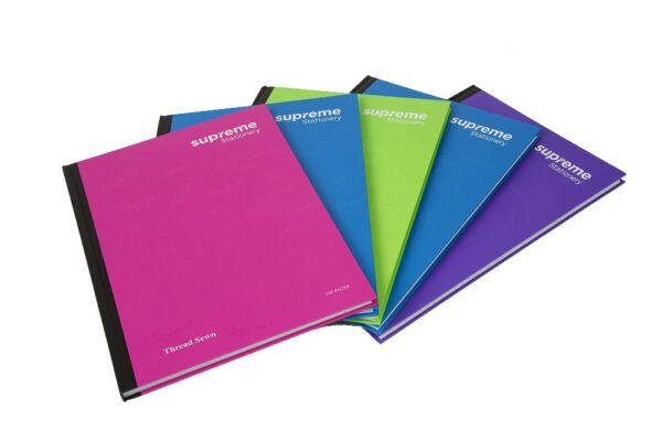 5 pack of 160p a4 hardback notebooks