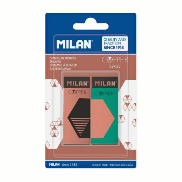 Milan Copper Erasers