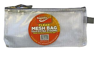 Clear Mesh Pencil Case