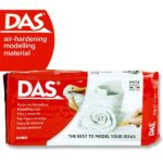 das 1/2kg white air hardening modelling clay