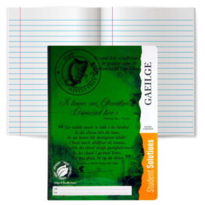 Student Solutions A4 120pg Durable Cover Manuscript Book - Irish
