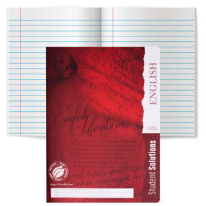 Student Solutions A4 120pg Durable Cover Manuscript Book - English