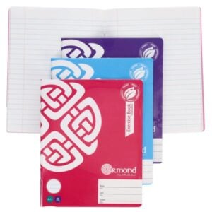 88pg A11 Durable Cover Exercise Copy Book - Bright