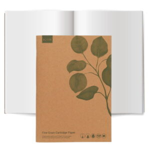 Icon Green A4 80pg 110gsm Kraft Sketch Book