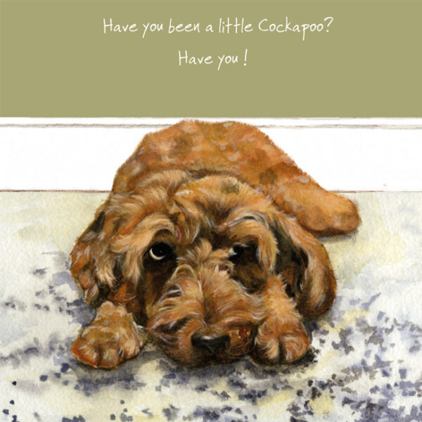 Cockapoo Greeting Card