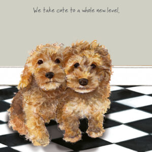 Cockapoo Puppies Greeting Card