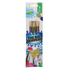 3 Big Grip Brush Set - Round Toddler