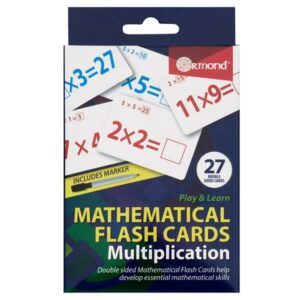 Mathematical Flash Cards - Multiplication