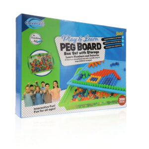Peg Board Box Set With Storage