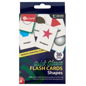 Education Flash Card 36 Cards- Shape