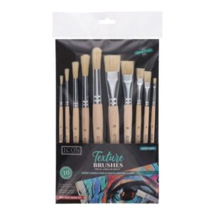 10 Texture Hog Hair Brush Set