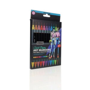 Pkt.12 Quick Drying Art Markers - Spectrum