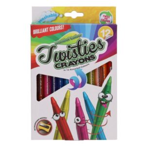 World of Colour Pkt.12 Twisties Crayons