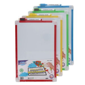 clever kidz magnetic dry wipe whiteboard