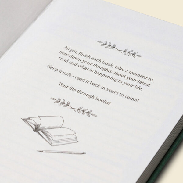 my life through books journal