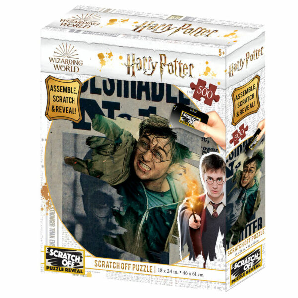 Harry Potter Wanted Scratch off Puzzle 500 Pieces