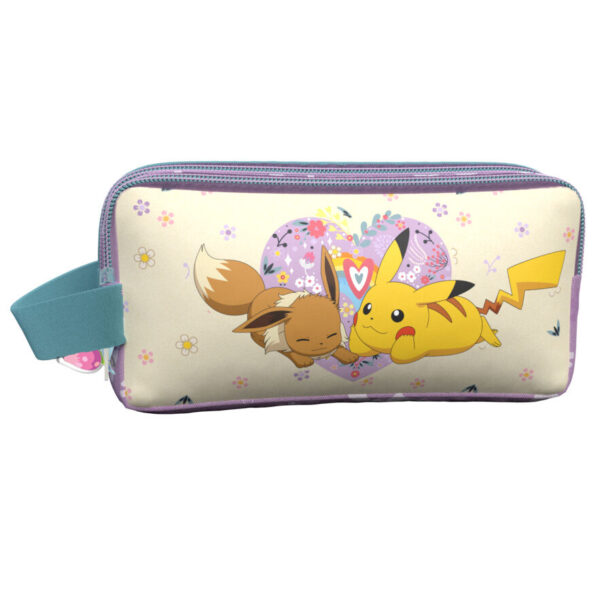 Pokemon Flowers Triple Pencil Case