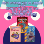 'monster' illustration session with oisín mcgann